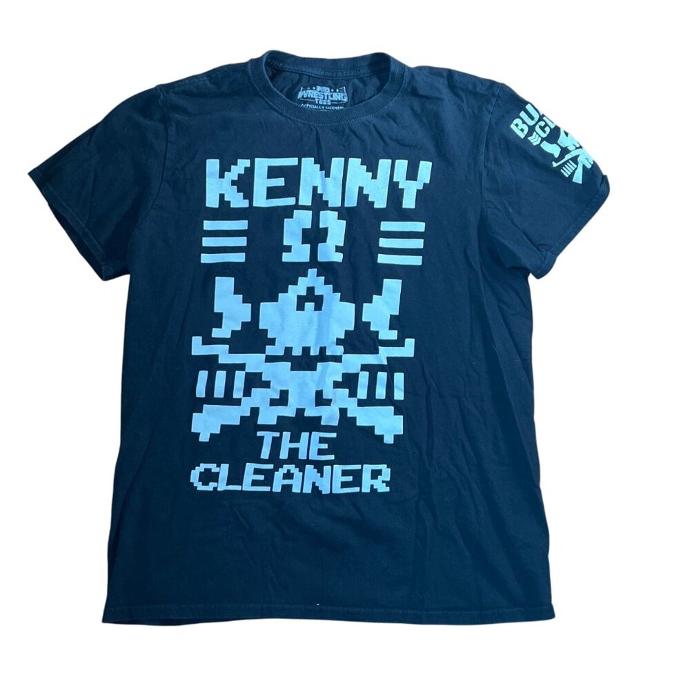 Kenny Omega Bullet Club Wrestling Tee "The Cleaner" Design Black Medium Official